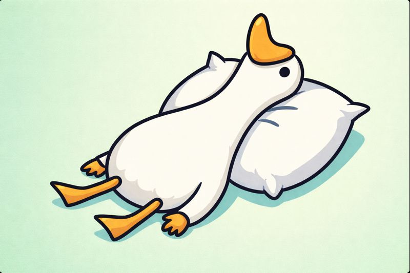 Мой домашний гусь